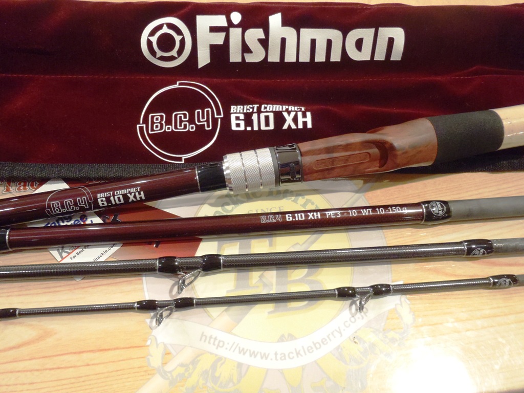 NEW ROD Fishman B.C.4 6.10XH BRIST compact