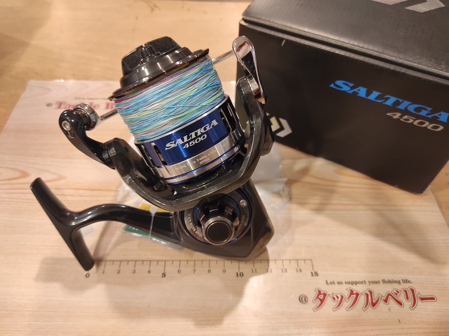 USED REEL Daiwa 15SALTIGA 4500