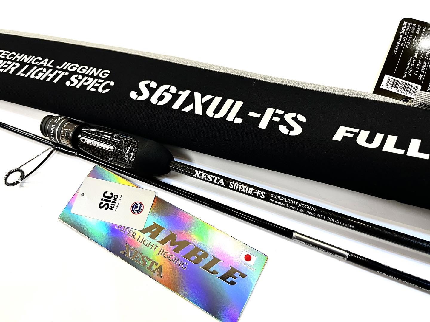 NEW ROD XESTA SCRAMBLE SUPER LIGHT JIGGING S61XUL-FS FULL SOLID MAGIC
